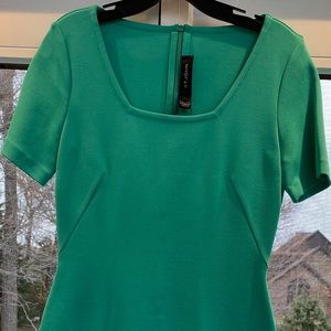 St John knit dress w/short sleeves